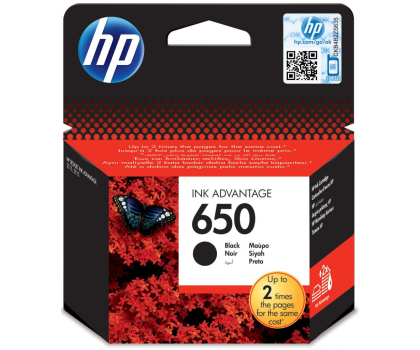 Tusz HP 650 black 360str.